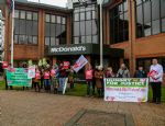 Salford McDonald's Fast Food Rights Protest